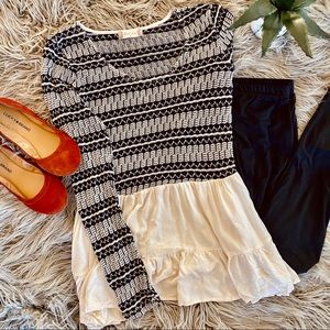 Altar’d state peplum long sleeve